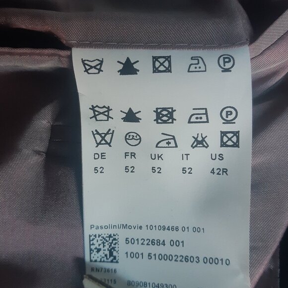 Hugo Boss SZ 42R Black Wool Classic Sport Jacket Blazer - Picture 8 of 14